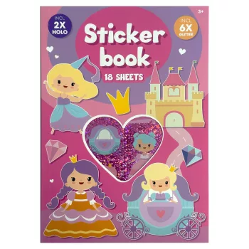 Hercegnők Pink A5 matricás album