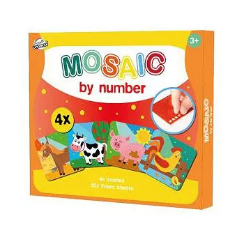 Állatos Farm habszivacs mozaikos kreatív szett