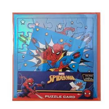 Pókember Jump 25 db-os hologrammos puzzle meghívóval