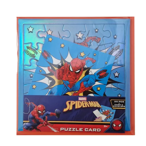 Pókember Jump 25 db-os hologrammos puzzle meghívóval