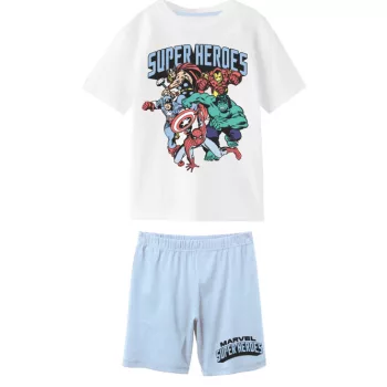   Bosszúállók Super heroes gyerek rövid pizsama 2 - 8 év / 92 - 128 cm