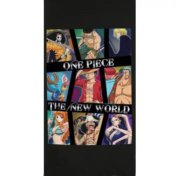   One Piece New World fürdőlepedő, strand törölköző 70x140cm (Fast Dry)