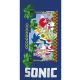 Sonic a sündisznó Tropical Dash fürdőlepedő, strand törölköző 70x140cm (Fast Dry)