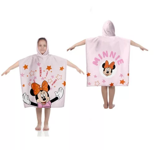 Disney Minnie Stars strand törölköző poncsó 60x120 cm