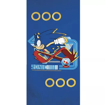   Sonic a sündisznó Ring fürdőlepedő, strand törölköző 70x140cm (Fast Dry)