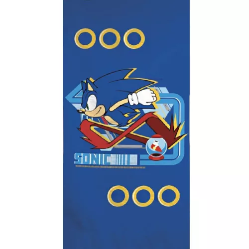 Sonic a sündisznó Ring fürdőlepedő, strand törölköző 70x140cm (Fast Dry)