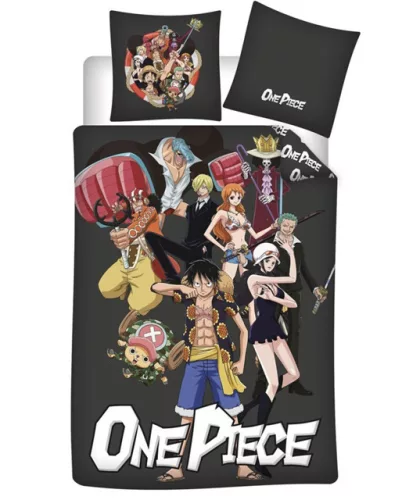 One Piece Team ágyneműhuzat 140×200cm, 63×63 cm microfibre