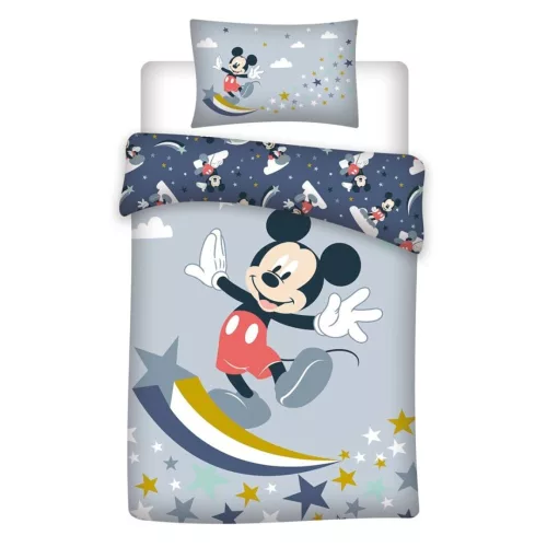 Disney Mickey Star gyerek, ovis ágyneműhuzat 100×140cm, 40×60 cm
