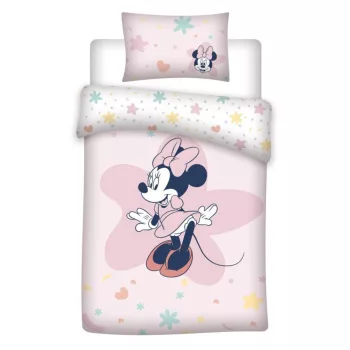   Disney Minnie Blossom gyerek, ovis ágyneműhuzat 100×140cm, 40×60 cm