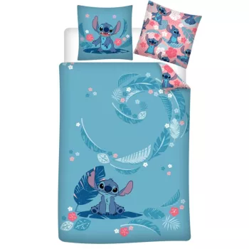  Disney Lilo és Stitch, A csillagkutya Blue ágyneműhuzat 140×200cm, 65×65 cm