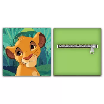   Disney Az Oroszlánkirály Cute párna, díszpárna levehető huzattal 35x35 cm Velúr