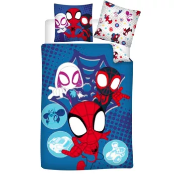 Pókember Spiderverse ágyneműhuzat 140×200cm, 65×65 cm