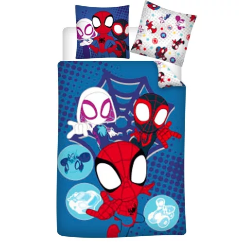 Pókember Spiderverse ágyneműhuzat 140×200cm, 65×65 cm