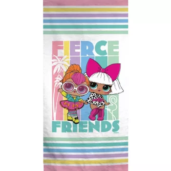   LOL Surprise Fierce fürdőlepedő, strand törölköző 70x140cm (Fast Dry)