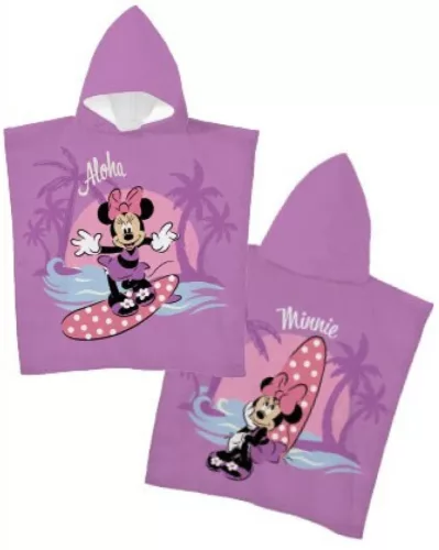 Disney Minnie Aloha strand törölköző poncsó 55x110 cm (Fast Dry)