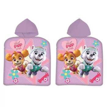   Mancs Őrjárat Pup Pals strand törölköző poncsó 55x110 cm (Fast Dry)