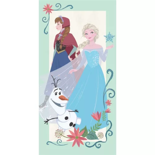 Disney Jégvarázs Chilled Magic fürdőlepedő, strand törölköző 70x140 cm