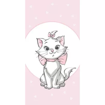   Disney Marie cica Cute fürdőlepedő, strand törölköző 70x140cm