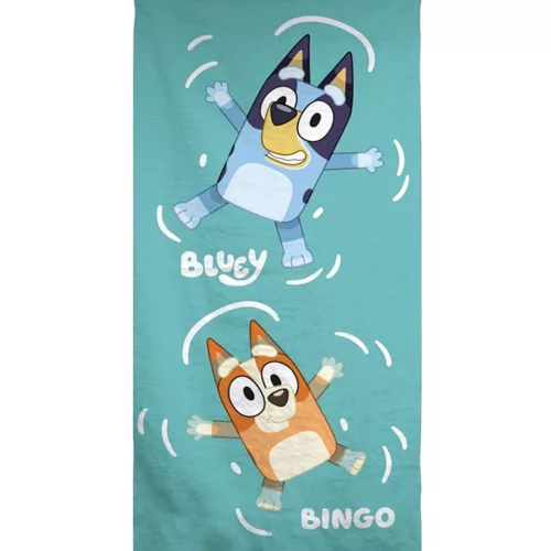 Bluey Playtime fürdőlepedő, strand törölköző 70x140cm (Fast Dry)