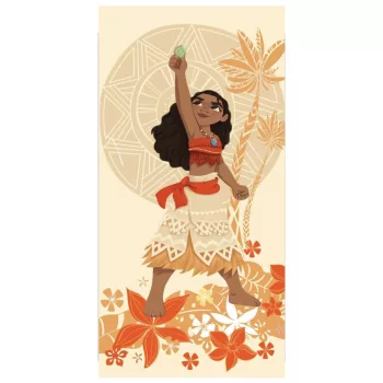   Disney Vaiana Gaia Stone fürdőlepedő, strand törölköző 70x140cm (Fast Dry)