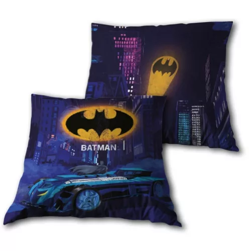 Batman Gotham Nights párna, díszpárna 40x40 cm Velúr