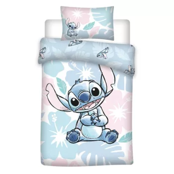   Disney Lilo és Stitch, A csillagkutya Pastel gyerek, ovis ágyneműhuzat 100×140 cm, 40×60 cm