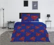 Superman Blue dupla, kétszemélyes ágyneműhuzat 240×220cm, 65x65 cm