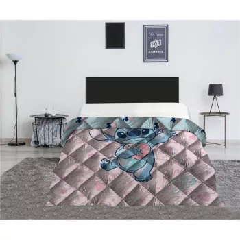   Disney Lilo és Stitch, A csillagkutya Heart steppelt ágytakaró, paplan 240x220cm