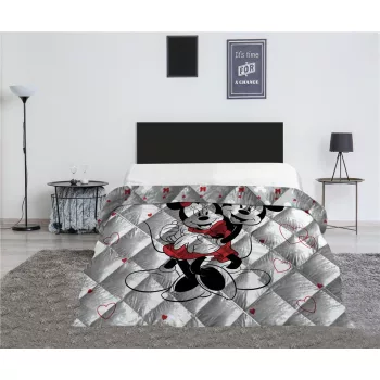   Disney Minnie Mickey Love steppelt ágytakaró, paplan 240x220cm