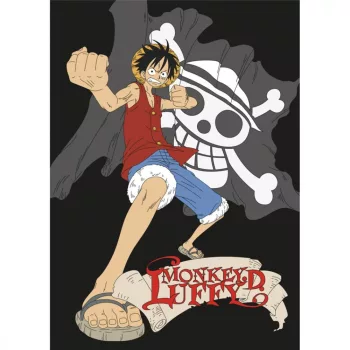 One Piece Black polár takaró 100x140cm