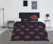 Naruto Akatsuki dupla, kétszemélyes ágyneműhuzat 240×220cm, 65x65 cm