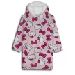 Hello Kitty Bow belebújós plüss polár takaró, poncsó 7-14 év