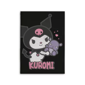 Hello Kitty Kuromi Baku flanel takaró 110x150cm