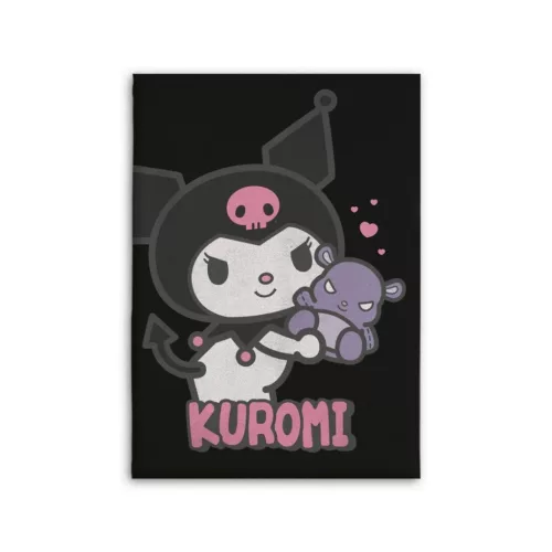 Hello Kitty Kuromi Baku flanel takaró 110x150cm