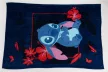 Disney Lilo és Stitch, A csillagkutya Aloha Flower flanel takaró 110x150cm