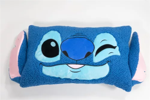 Disney Lilo és Stitch, A csillagkutya Wink formapárna, díszpárna Sherpa 75 cm