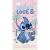 Disney Lilo és Stitch, A csillagkutya Beach Ice Cream fürdőlepedő, strand törölköző 70x140cm (Fast Dry)