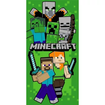   Minecraft Swordfight fürdőlepedő, strand törölköző 70x140cm (Fast Dry)