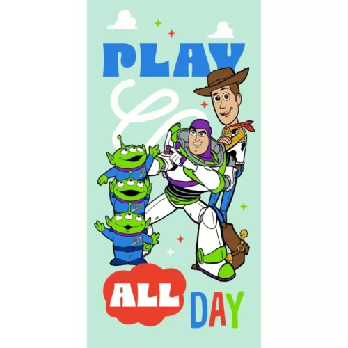 Disney Játékháború All Day fürdőlepedő, strand törölköző 70x140cm (Fast Dry)