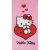 Hello Kitty Love fürdőlepedő, strand törölköző 70x140cm (Fast Dry)