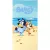 Bluey Sunny Beach fürdőlepedő, strand törölköző 70x140cm (Fast Dry)