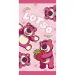 Disney Játékháború Lotso fürdőlepedő, strand törölköző 70x140cm (Fast Dry)
