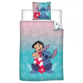   Disney Lilo és Stitch, A csillagkutya Island Friends ágyneműhuzat 140×200cm, 65×65 cm