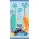 Disney Lilo és Stitch, A csillagkutya Surf Paradise fürdőlepedő, strand törölköző 70x140cm (Fast Dry)