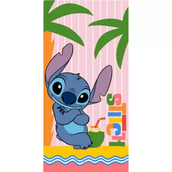   Disney Lilo és Stitch, A csillagkutya Summer Relax fürdőlepedő, strand törölköző 70x140cm (Fast Dry)