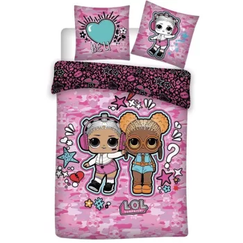  LOL Surprise Sweet Style ágyneműhuzat 140×200cm, 63×63 cm microfibre