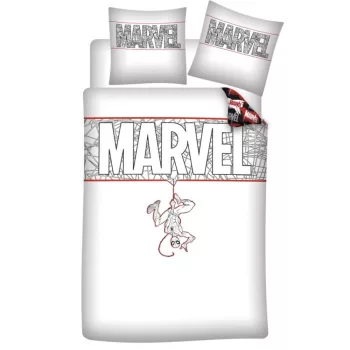 Marvel White ágyneműhuzat 140×200cm, 65×65 cm