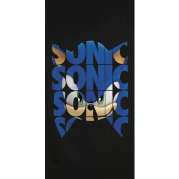   Sonic a sündisznó Blur Vision fürdőlepedő, strand törölköző 70x140cm (Fast Dry)