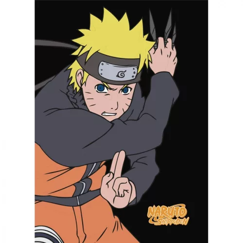 Naruto Jutsu polár takaró 100x140cm