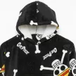 One Piece Skull felnőtt belebújós plüss polár takaró, poncsó